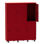 Roupeiro Insalubre 6 Portas Pandin Martex Office