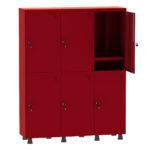 Roupeiro Insalubre Prat 6 Portas Pandin Martex Office