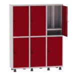 Roupeiro Insalubre Prat 6 Portas Pandin Martex Office