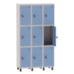 Roupeiro de Aço 3 Vãos 9 Portas Pandin Martex Office