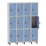 Roupeiro de Aço 4 Vãos 12 Portas Pandin Martex Office