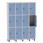 Roupeiro de Aço 4 Vãos 12 Portas Pandin Martex Office
