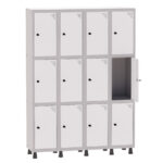 Roupeiro de Aço 4 Vãos 12 Portas Pandin Martex Office