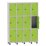 Roupeiro de Aço 4 Vãos 12 Portas Pandin Martex Office