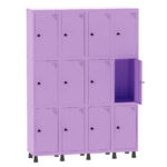 Roupeiro de Aço 4 Vãos 12 Portas Pandin Martex Office