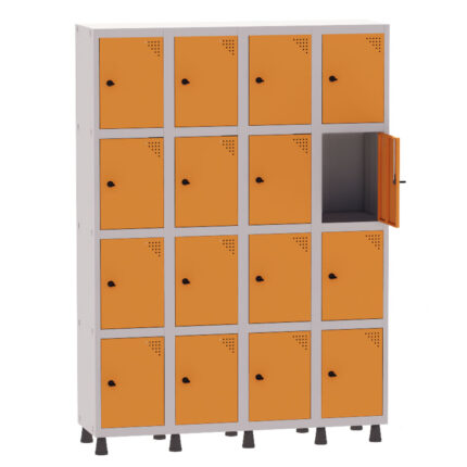 Roupeiro de Aço 4 Vãos 16 Portas Pandin Martex Office