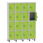 Roupeiro de Aço 4 Vãos 16 Portas Pandin Martex Office