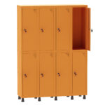 Roupeiro de Aço 4 Vãos 8 Portas Pandin Martex Office