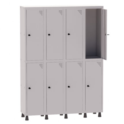 Roupeiro de Aço 4 Vãos 8 Portas Pandin Martex Office