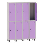 Roupeiro de Aço 4 Vãos 8 Portas Pandin Martex Office