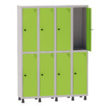 Roupeiro de Aço 4 Vãos 8 Portas Pandin Martex Office