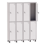 Roupeiro de Aço 4 Vãos 8 Portas Pandin Martex Office