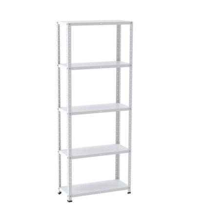 Estante de Aço com 5 Prateleiras Linha Light 1,80 M Branco