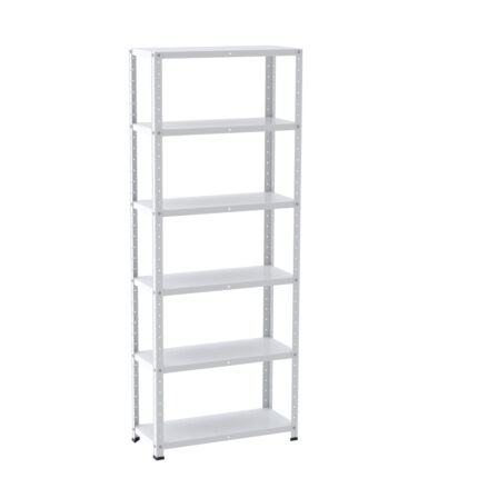 Estante de Aço com 6 Prateleiras Linha Light 2,0 M Branco