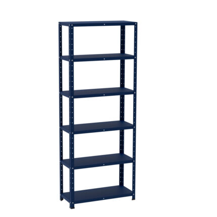 Estante de Aço com 6 Prateleiras Linha Light 2,0 M Azul Del Rey