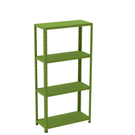 Estante de Aço com 4 Prateleiras Linha Light 1,40 M Verde