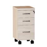 Gaveteiro Volante Com 3 Gavetas PE40 Pandin Casablanca