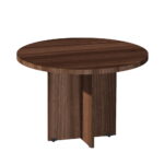 Mesa De Reunião Rendonda PE40 Pandin 1,10 M Walnut