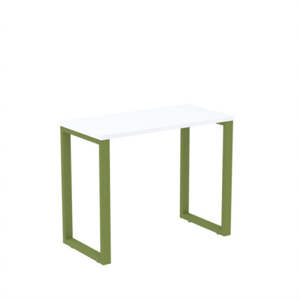 Mesa Home Office Tubular P25 Pandin 90 CM Branco e Verde