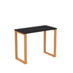 Mesa Home Office Tubular P25 Pandin 90 CM Preto e Laranja