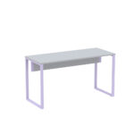 Mesa Auxiliar Tubular P25 Pandin 90 CM Cinza e Lilas