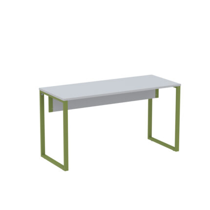 Mesa Auxiliar Tubular P25 Pandin 90 CM Cinza e Verde