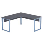 Estação de Trabalho Tubular P25 Pandin 1,25×1,25 M Grafito e Azul Dali