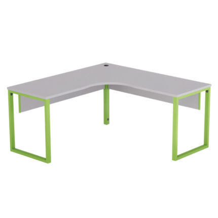 Estação de Trabalho Tubular P25 Pandin 1,25×1,25 M Cinza e Verde