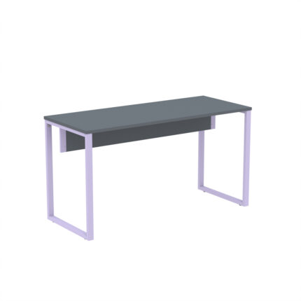 Mesa Auxiliar Tubular P25 Pandin 90 CM Grafito e Lilas