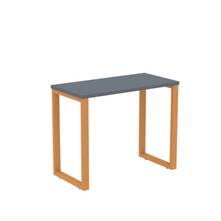 Mesa Home Office Tubular P25 Pandin 90 CM Grafito e Laranja