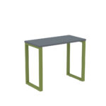 Mesa Home Office Tubular P25 Pandin 90 CM Grafito e Verde