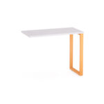 Mesa Complemento Tubular P25 Pandin 90 CM Cinza e Laranja