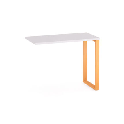 Mesa Complemento Tubular P25 Pandin 90 CM Cinza e Laranja