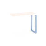 Mesa Complemento Tubular P25 Pandin 90 CM Casablanca e Azul Dali