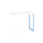 Mesa Complemento Tubular P25 Pandin 90 CM Branco e Azul Dali