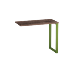 Mesa Complemento Tubular P25 Pandin 90 CM Walnut e Verde