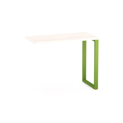 Mesa Complemento Tubular P25 Pandin 90 CM Casablanca e Verde