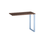 Mesa Complemento Tubular P25 Pandin 90 CM Walnut e Azul Dali