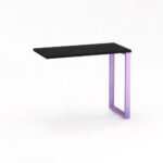 Mesa Complemento Tubular P25 Pandin 90 CM Preto e Lilas