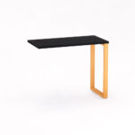 Mesa Complemento Tubular P25 Pandin 90 CM Preto e Laranja