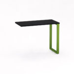 Mesa Complemento Tubular P25 Pandin 90 CM Preto e Verde
