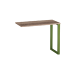 Mesa Complemento Tubular P25 Pandin 90 CM Noce Naturale e Verde