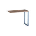 Mesa Complemento Tubular P25 Pandin 90 CM Noce Naturale e Azul Dali