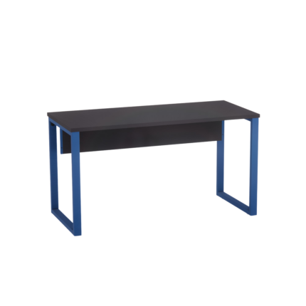 Mesa Auxiliar Tubular P25 Pandin 90 CM Preto e Azul Del Rey