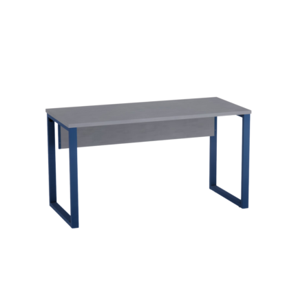 Mesa Auxiliar Tubular P25 Pandin 90 CM Grafito e Azul Del Rey