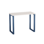 Mesa Home Office Tubular P25 Pandin 90 CM Casablanca e Azul Del Rey
