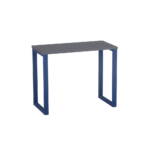 Mesa Home Office Tubular P25 Pandin 90 CM Grafito e Azul Del Rey