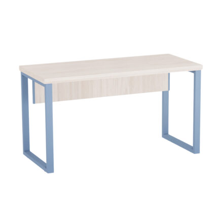 Mesa Gerência Tubolar PE 40 Pandin 1,50 x 0,60 M Casablanca e Azul Dali