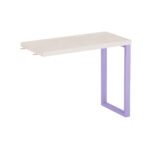 Mesa Complemento Tubolar PE 40 Pandin 90 Cm Casablanca e Lilas