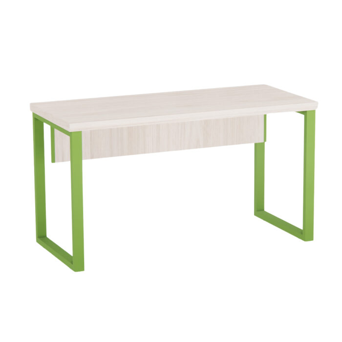 Mesa Auxiliar Tubolar PE 40 Pandin 90 Cm Casablanca e Verde - Imagem 1
